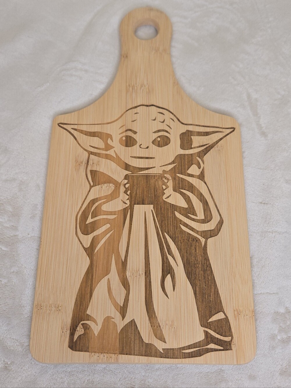 Star Wars Grogu (Baby Yoda) Decorative Bamboo Cutting Board